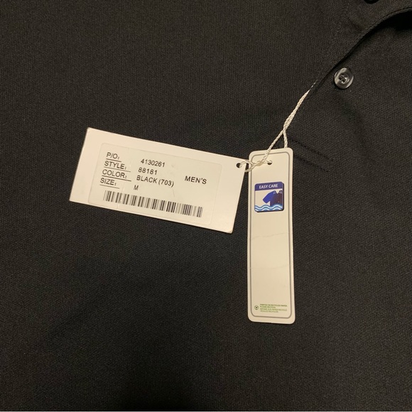 Men’s Basketball Final Four Dallas North Texas Market Black Polo Shirt New - Picture 6 of 6